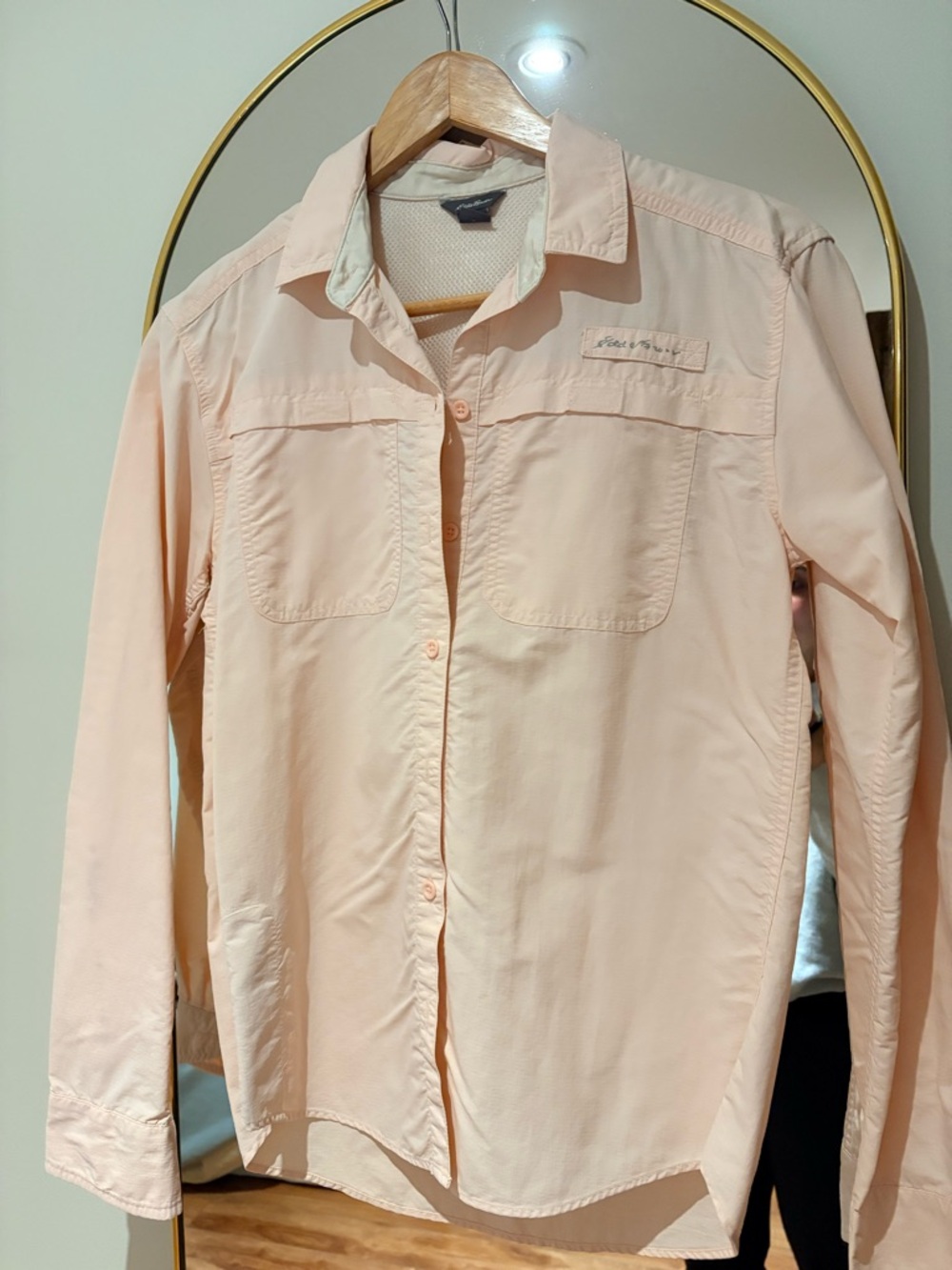 Eddie Bauer Peach-Pink Quilted Jacket